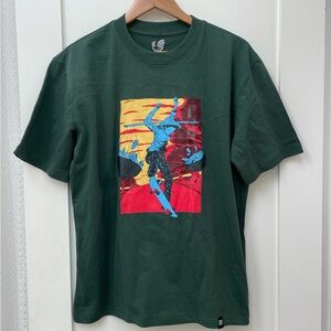 Tired City Duong Giap Men’s Size Large NWT Graphic T-Shirt Green Vietnam Skater
